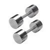 Хромирани дъмбели SPARTAN 2 x 2 kg