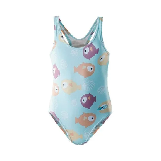 Детски бански костюм AQUAWAVE Sea girl, Син Детски бански костюм AQUAWAVE Sea girl, Син