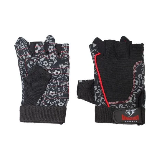 Дамски фитнес ръкавици ARMAGEDDON SPORTS Flower Black