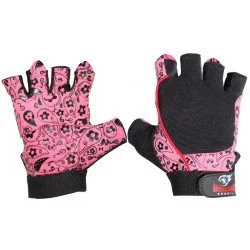 Дамски фитнес ръкавици ARMAGEDDON SPORTS Flower Pink