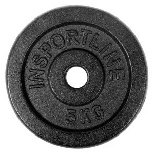 Чугунен диск inSPORTline Castblack 5 кг Чугунен диск inSPORTline Castblack 5 кг