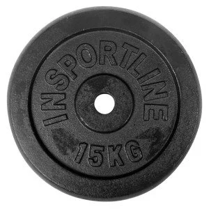 Чугунен диск inSPORTline Castblack 15 кг Чугунен диск inSPORTline Castblack 15 кг