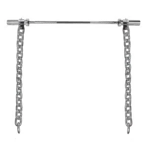 Комплект тренировъчни вериги с лост inSPORTline Chainbos 2x25кг