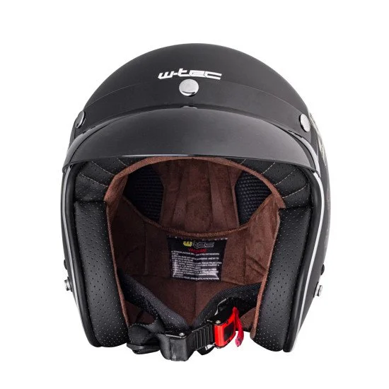 Мото каска W-TEC V541 Black Heart, Ride Culture - Черен мат