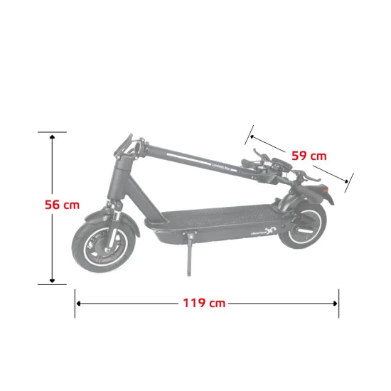 Електрически скутер W-TEC Lambreto Max III 700 W 10