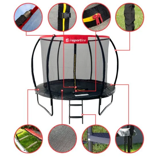 Батут комплект inSPORTline Flea PRO 244 см