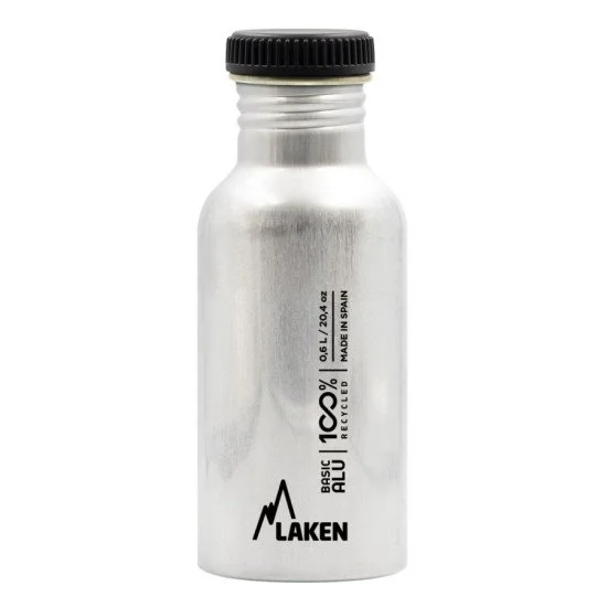 Алуминиева бутилка LAKEN Alu Basic Plain 600 мл Алуминиева бутилка LAKEN Alu Basic Plain 600 мл