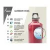 Алуминиева бутилка LAKEN Futura 0.6 л