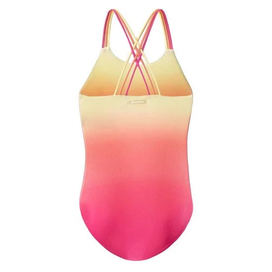 Бански за момичета AQUAWAVE Harma Kids - Оранжев - Жълт