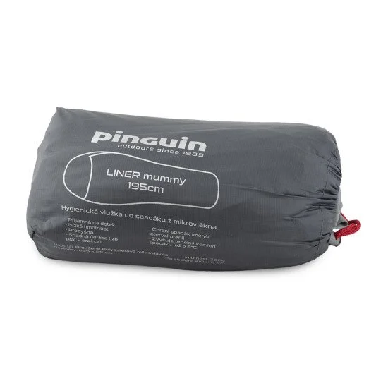 Бельо за спален чувал PINGUIN Liner Blanket 190 см - сив