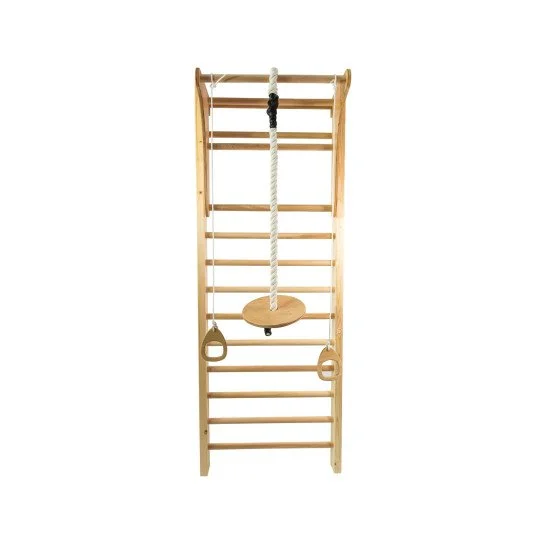 Букова шведска стена с аксесоари 4в1 YAKO Standard 220x80 см