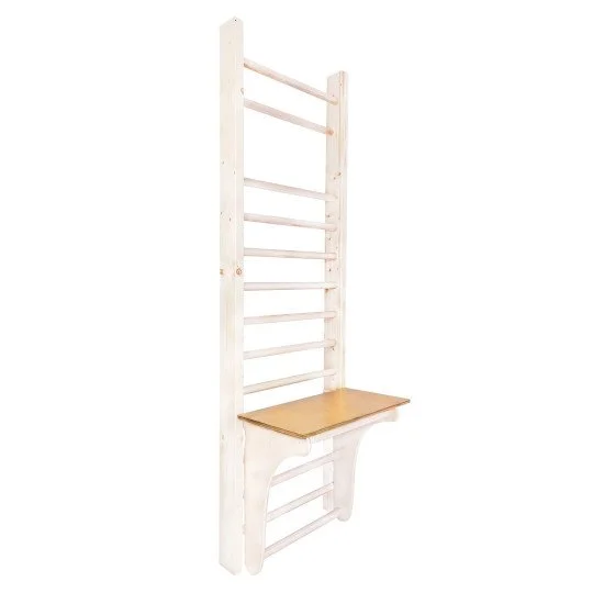 Букова шведска стена с аксесоари YAKO Standard 220x90 см