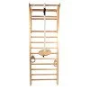 Букова шведска стена с аксесоари YAKO Standard 250x80 см