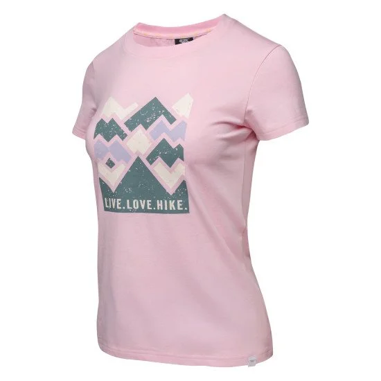 Дамска тениска HI-TEC Lady Aldys - Светлорозов Дамска тениска HI-TEC Lady Aldys - Светлорозов