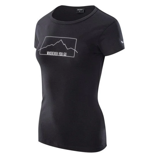 Дамска тениска HI-TEC Lady Rolic черен Дамска тениска HI-TEC Lady Rolic черен