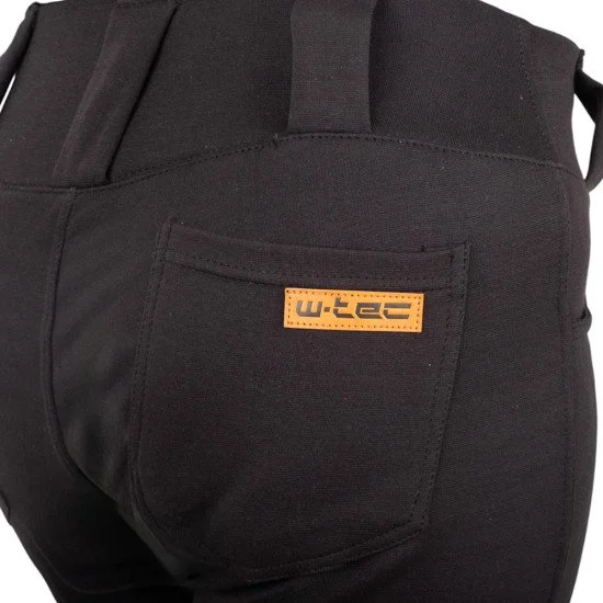 Дамски мото панталони с удължени крачоли W-TEC Lukrecia - Черен Дамски мото панталони с удължени крачоли W-TEC Lukrecia - Черен