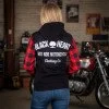 Дамски мото суитшърт W-TEC Black Heart Ramforge - Червен-Черен