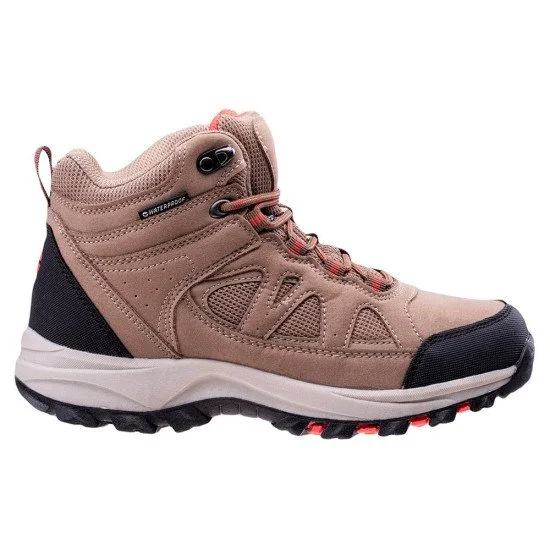 Дамски туристически обувки HI-TEC Lamite MID WP Wo s - Бежов