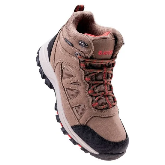 Дамски туристически обувки HI-TEC Lamite MID WP Wo s - Бежов