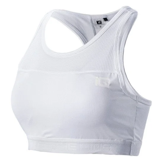 Дамско спортно бюстие IQ Hiama II WMNS, Бял Дамско спортно бюстие IQ Hiama II WMNS, Бял