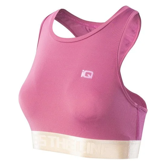 Дамско спортно бюстие IQ Woysh WMNS, Розов