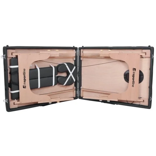 Дървена масажна маса inSPORTline Orashi 186 × 60 × 62.5–85.5 см