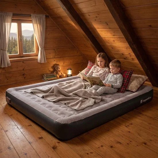 Надуваем дюшек двоен inSPORTline Valkon Duo 192x151x22 см