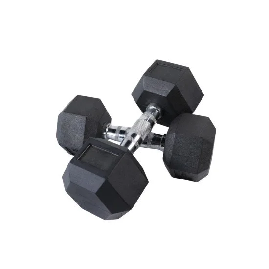 Хексагонален дъмбел inSPORTline Hexsteel 15 кг