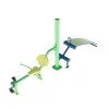 Хоризонтален велоергометър с лежанка за коремни преси Хоризонтален велоергометър с лежанка за коремни преси