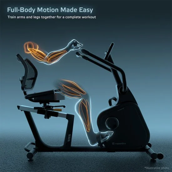 Хоризонтален велоергометър inSPORTline ZenSeat 100