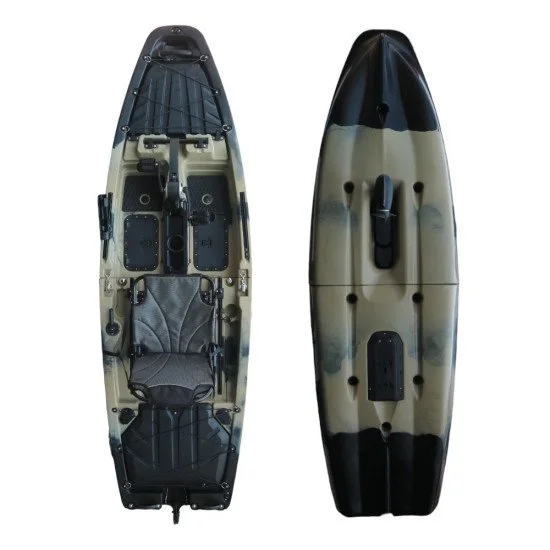 Сгъваем каяк с педално задвижване inSPORTline Rhoner Desert Camo
