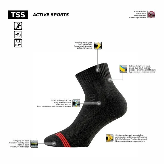 Спортни чорапи LASTING TSS 900 с бамбукови влакна Спортни чорапи LASTING TSS 900 с бамбукови влакна