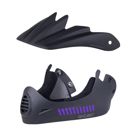 Каска Downhill W-TEC Campanero Noir Violet