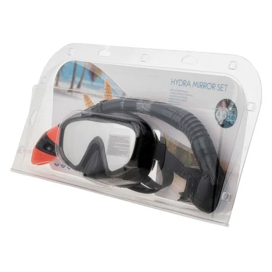 Комплект за гмуркане AQUAWAVE Hydra Mirror set - черен