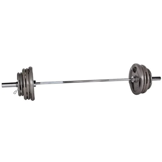 Комплект дъмбели и лостове inSPORTline Hamerton 180 cm+50 cm/50 mm 150kg