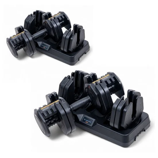 Комплект регулируеми дъмбели inSPORTline DuraBell 2x5-41 кг