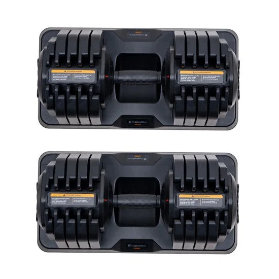 Комплект регулируеми дъмбели inSPORTline DuraBell 2x5-41 кг