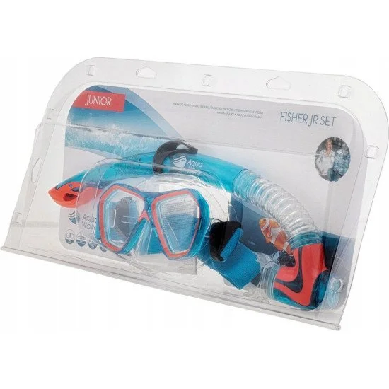 Детски комплект за гмуркане AQUAWAVE Fisher Set JR - Син Детски комплект за гмуркане AQUAWAVE Fisher Set JR - Син