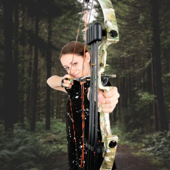 Комплект за стрелба с лък inSPORTline Monyta 20 lbs - camo