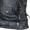 Кожено мото яке W-TEC Black Heart Perfectis, Черен