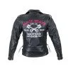Кожено мото яке W-TEC Black Heart Perfectis, Черен