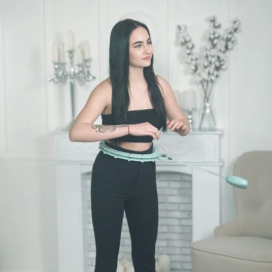 Масажен обръч inSPORTline Weight Hoop Feel 69-108 см