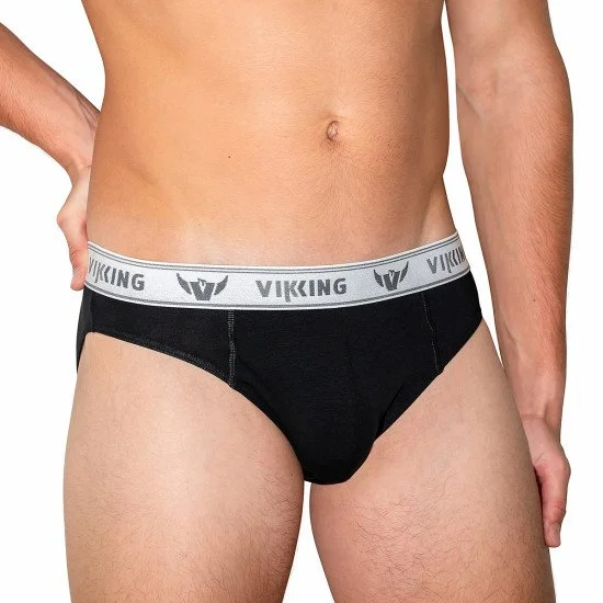 Мъжки слип VIKKING Nick - комплект 2 бр., черно Мъжки слип VIKKING Nick - комплект 2 бр., черно