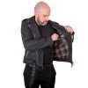 Мъжко кожено мото яке W-TEC Brineo Мъжко кожено мото яке W-TEC Brineo