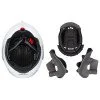 Модуларна мото каска W-TEC Sabron P/J - Бял