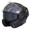 Модуларна мото каска W-TEC Zoroz P/J - Черен-Жълт