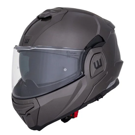 Модуларна мото каска W-TEC Zoroz P/J - Сив металик