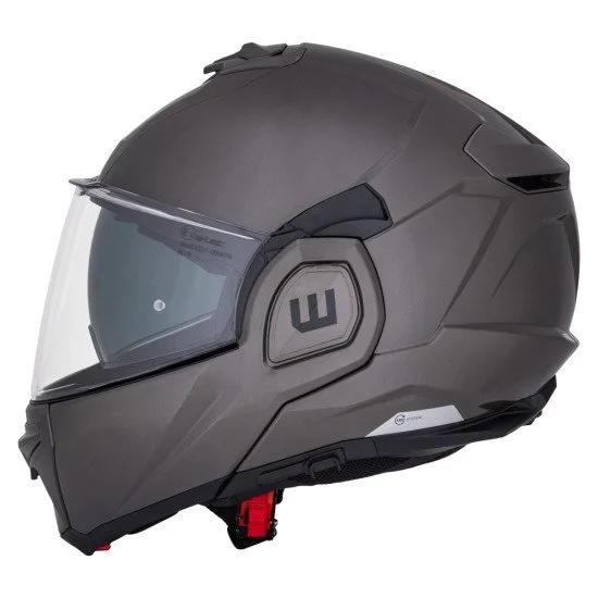 Модуларна мото каска W-TEC Zoroz P/J - Сив металик