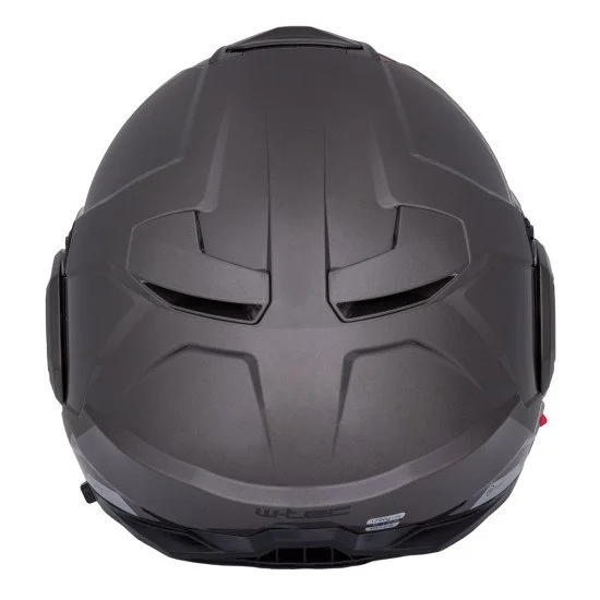 Модуларна мото каска W-TEC Zoroz P/J - Сив металик
