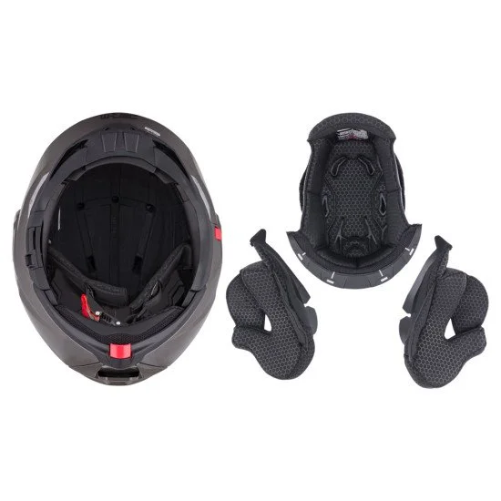 Модуларна мото каска W-TEC Zoroz P/J - Сив металик